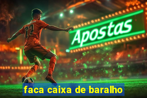 faca caixa de baralho